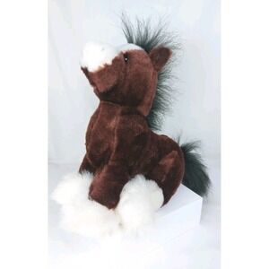 Ganz Webkinz Clydesdale‎ Plush 9" Horse Plush Animal Toy HM139 No Code